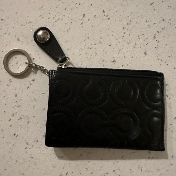 Mini black Coach wallet - Picture 3 of 9
